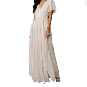 EUC Baltic Born Kristina Maxi dress - ivory